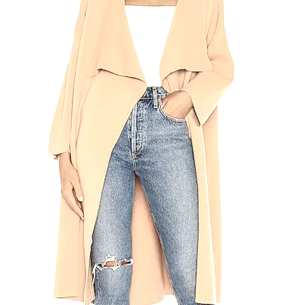 SOLD Tan colored suede cardigan